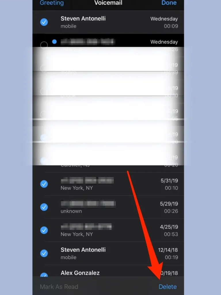How to Delete All Voicemails on iPhone?