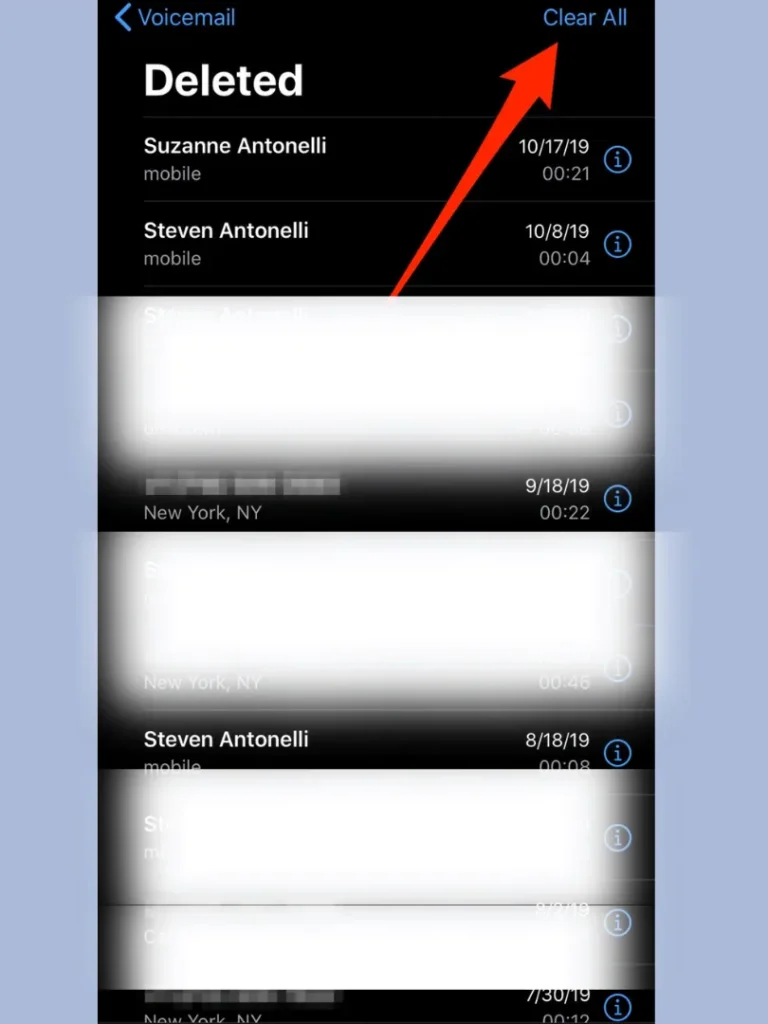 How to Delete All Voicemails on iPhone?